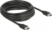 Delock 85296, Delock HDMI Anschlusskabel HDMI-A Stecker 5m Schwarz 85296 dreifach