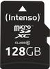 Intenso 3413491, Intenso microSDXC-Karte 128GB Class 10 inkl. SD-Adapter