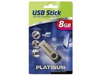 Platinum 177560-3, Platinum TWS USB-Stick 8GB Schwarz 177560-3 USB 2.0,