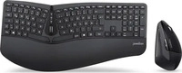 Perixx 11612, Perixx PERIDUO-605BDE Funk Tastatur, Maus-Set Deutsch, QWERTZ Schwarz