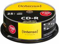 Intenso 1001124, Intenso 1001124 CD-R 80 Rohling 700 MB 25 St. Spindel