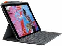 Logitech 920-009474, Logitech Slim Folio Tablet-Tastatur mit Hülle Passend für