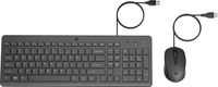 HP 240J7AA#ABD, HP 150 Kabelgebunden Tastatur, Maus-Set Deutsch, QWERTZ Schwarz