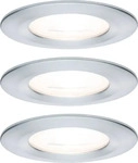Paulmann 93444, Paulmann Bad-Einbauleuchte 3er Set 19.5W Aluminium (gedreht)