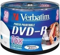 Verbatim 43533, Verbatim 43533 DVD-R Rohling 4.7GB 50 St. Spindel Bedruckbar