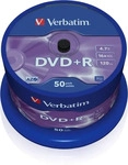 Verbatim 43550, Verbatim 43550 DVD+R Rohling 4.7 GB 50 St. Spindel