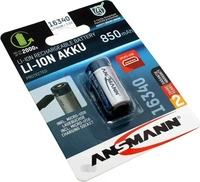 Ansmann 1300-0015, Ansmann 16340 USB-C Akku 16340 Li-Ion 3.6V 850 mAh 1St.