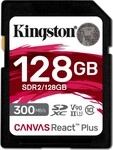 Kingston SDR2/128GB, Kingston Canvas React Plus SD-Karte 128GB Class 10 UHS-II Kingston SDR2/128GB, Kingston Canvas React Plus SD-Karte 128GB Class 10 UHS-II