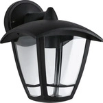 Paulmann 94392, Paulmann 94392 Wandleuchte E27 Klar, Schwarz
