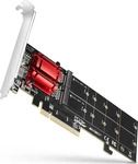 AXAGON PCEM2-ND, AXAGON Pcem2-Nd PCIe Adapter f&uuml;r Zwei M