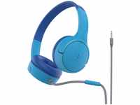 Belkin AUD004btBL, Belkin SoundForm Mini On Ear Headset kabelgebunden Blau