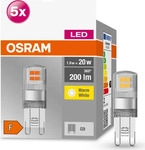 OSRAM HOMELIGHTING 4058075758049 LED EEK F (A - G) G9 Spezialform 1.9W = 20W