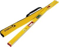 Stabila 19824, Elektronikwasserwaage TECH 196 DL 183cm Alu.gelb &plusmn; 0,5 mm/m &plusmn; 0,5