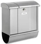 Briefkasten Burg-W&auml;chter Olymp-Set 91600 weiss oder silber (Farbe: 91600 Weiss)