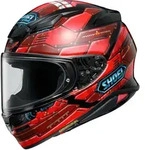 Shoei NXR 2 Fortress Helm, rot, Gr&ouml;&szlig;e 2XS f&uuml;r M&auml;nner