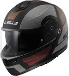 LS2 FF908 Strobe II Orion Klapphelm, schwarz-grau, Gr&ouml;&szlig;e XS f&uuml;r M&auml;nner