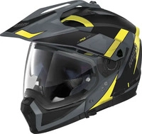Nolan N7Y0009120585, Nolan N70-2 X 06 Skyfall N-Com Helm Schwarz Grau Gelb male