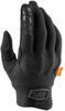 100% Cognito Fahrrad Handschuhe, schwarz, Größe S