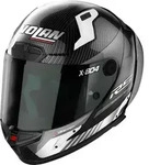 Nolan X-804 RS Ultra Carbon Hot Lap Helm, schwarz-weiss, Gr&ouml;&szlig;e 2XS f&uuml;r M&auml;nner