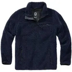 Brandit Teddyfleece Pullover, blau, Gr&ouml;&szlig;e S f&uuml;r M&auml;nner