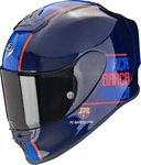 Scorpion 110-462-02-04, Scorpion Exo-R1 Evo Air FC Barcelona Helm Rot Blau male