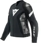 Dainese Avro 5 Damen Motorrad Lederjacke, schwarz-weiss, Gr&ouml;&szlig;e 42