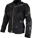 Leatt ADV FlowTour 7.5 wasserdichte Motorrad Textiljacke, schwarz-grau, Gr&ouml;&szlig;e S