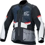 Alpinestars Andes Air Drystar wasserdichte Motorrad Textiljacke, schwarz-weiss-blau,