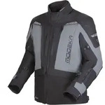 Modeka Hydron wasserdichte Motorrad Textiljacke, schwarz-grau, Gr&ouml;&szlig;e S f&uuml;r M&auml;nner