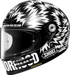 Shoei 11199022, Shoei Glamster 06 Neighborhood X Death Spray Custom Helm Schwarz