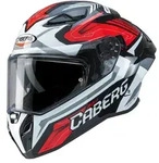 Caberg Drift Evo II Jamara Helm, schwarz-weiss-rot, Gr&ouml;&szlig;e XS f&uuml;r M&auml;nner