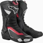 Alpinestars SMX-6 V3 Motorrad Stiefel, schwarz-rot-silber, Gr&ouml;&szlig;e 46 f&uuml;r M&auml;nner