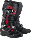 Alpinestars Tech 7 Motocross Stiefel, schwarz-rot, Gr&ouml;&szlig;e 43 f&uuml;r M&auml;nner