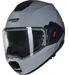 Nolan N120-1 Classico N-Com Klapphelm, grau, Gr&ouml;&szlig;e XS f&uuml;r M&auml;nner