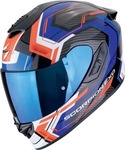 Scorpion 140-489-296-07, Scorpion EXO-1400 Evo II Air Linart Helm Schwarz Rot...