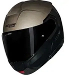 Nolan N90-3 06 Verniciatura Speciale N-Com Klapphelm, schwarz-beige, Gr&ouml;&szlig;e L f&uuml;r