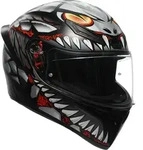 AGV K1 S Lyzard Helm, schwarz-grau-rot, Gr&ouml;&szlig;e 2XL f&uuml;r M&auml;nner