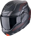 Scorpion 118-487-24-06, Scorpion EXO Tech Evo Conquer Helm Schwarz Rot male