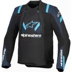 Alpinestars T-Stunt Air Motorrad Textiljacke, schwarz-blau, Gr&ouml;&szlig;e M f&uuml;r M&auml;nner