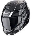 Scorpion EXO Tech Evo Conquer Helm, schwarz-weiss, Gr&ouml;&szlig;e 2XL f&uuml;r M&auml;nner
