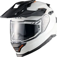 NEXX 01YT11534750180XS, Nexx Y.TRAVL Plain Motocross Helm Weiss male