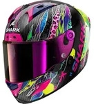 Shark Aeron Fawn Carbon Helm, carbon-lila-gelb, Gr&ouml;&szlig;e L f&uuml;r M&auml;nner
