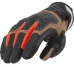 Acerbis Crossover Motorradhandschuhe, orange-braun, Gr&ouml;&szlig;e S f&uuml;r M&auml;nner