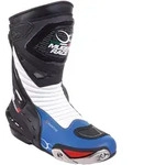 MUGENRACE Sphantom 2 perforierte Motorrad Stiefel, schwarz-weiss-blau, Gr&ouml;&szlig;e...