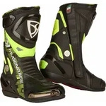 MUGENRACE Sphantom Plus perforierte Motorrad Stiefel, schwarz-gelb, Gr&ouml;&szlig;e 39...