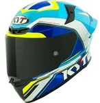 KYT TT-Revo Grand Prix Helm, weiss-blau, Gr&ouml;&szlig;e XS f&uuml;r M&auml;nner