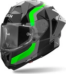 Airoh AI10020022-XL, Airoh GP 800 Competition Carbon Helm Schwarz Grau Gr&uuml;n male