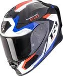 Scorpion EXO-R1 Evo Carbon Air Propel Helm, schwarz-weiss-rot, Gr&ouml;&szlig;e XL f&uuml;r