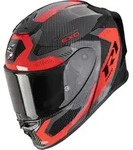 Scorpion EXO-R1 Evo Carbon Air Propel Helm, schwarz-rot, Gr&ouml;&szlig;e XL f&uuml;r M&auml;nner