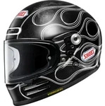 Shoei Glamster06 Blast Helm, schwarz-weiss, Gr&ouml;&szlig;e S f&uuml;r M&auml;nner